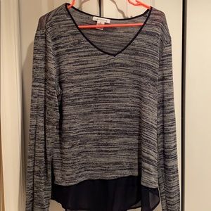 Long sleeve navy Liz Claiborne